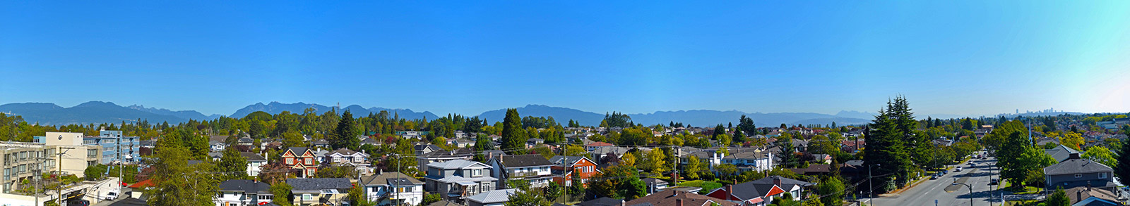 A sample of the North View from ARIA, West to East